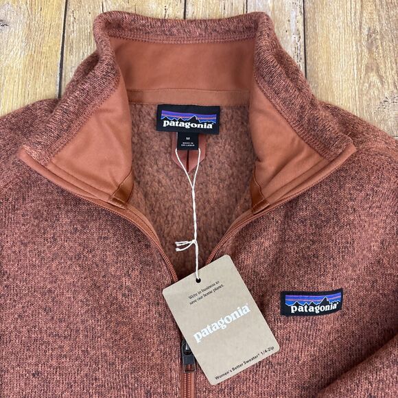 Patagonia Better Sweater Womens 1/4 Zip Fleece Pullover Medium NEW NWT - Picture 3 of 9